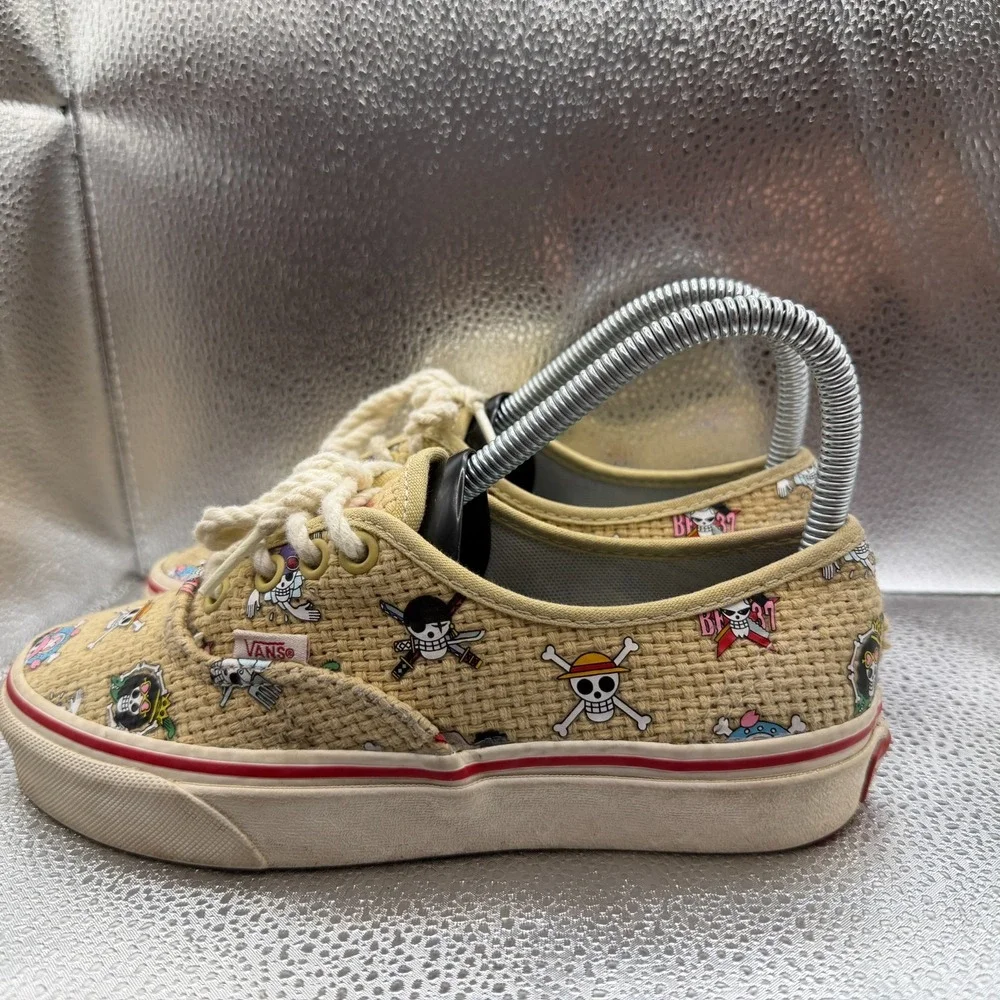Size 3.5M/5W Vans One Piece Authentic Nami Straw Hat Crew Unisex Sneakers 500714
